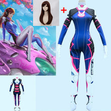 Load image into Gallery viewer, Game Overwatch Dva cosplay costume 2019 3D printing ladies and women&#39;s clothing D VA ladies  Cosplay dva Zentai LICRA Dva bodysu