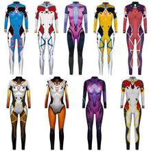 Load image into Gallery viewer, Halloween Costumes for Women Plus Size Overwatchs Cosplay D Va Dva D.va Zentai Spandex Bodysuit Halloween Costume Adult Woman