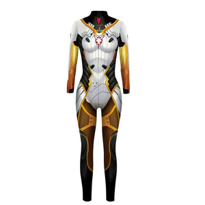 Halloween Costumes for Women Plus Size Overwatchs Cosplay D Va Dva D.va Zentai Spandex Bodysuit Halloween Costume Adult Woman