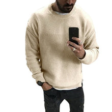 Load image into Gallery viewer, Autumn Modish Men Knitted Sweaters O Neck Pull Knitwear Winter Warm Clothes Casual Jumper Solid Pullovers Slim Sweater Homme