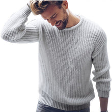 Load image into Gallery viewer, Autumn Modish Men Knitted Sweaters O Neck Pull Knitwear Winter Warm Clothes Casual Jumper Solid Pullovers Slim Sweater Homme