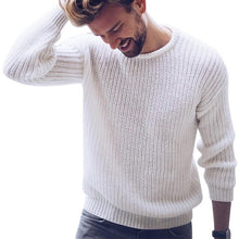 Load image into Gallery viewer, Autumn Modish Men Knitted Sweaters O Neck Pull Knitwear Winter Warm Clothes Casual Jumper Solid Pullovers Slim Sweater Homme