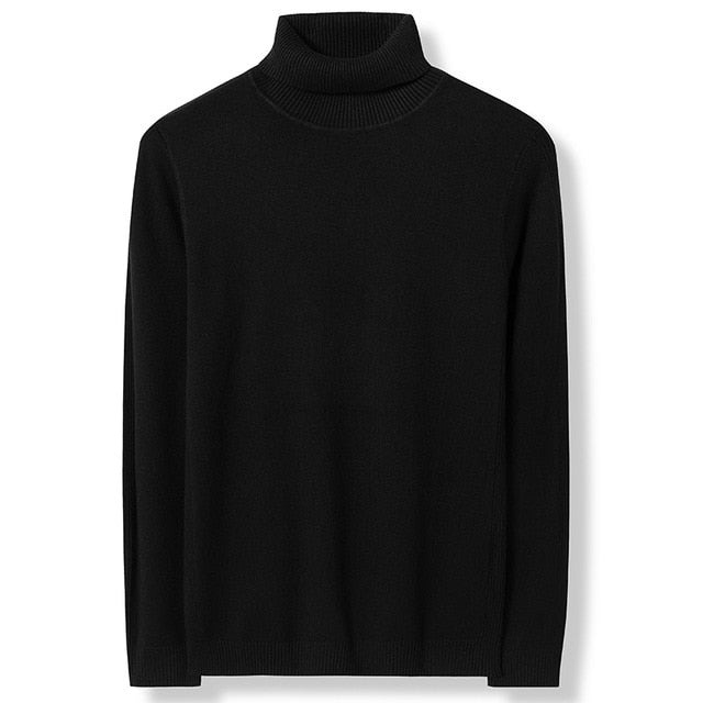 Markless Mens Slim Fit Turtleneck Sweaters Soft Knitted Warm Casual Solid Tops 2019 Fashion Pullover MSA9715M