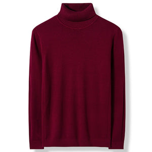 Markless Mens Slim Fit Turtleneck Sweaters Soft Knitted Warm Casual Solid Tops 2019 Fashion Pullover MSA9715M