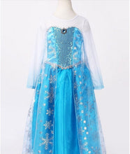 Load image into Gallery viewer, 2019 Children Vestidos Fever Elsa Anna Dress For Girls Princess Dress Baby Cloth Summer Customs Kids Cosplay Party Girls Dresses