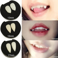 Load image into Gallery viewer, Vampire Teeth Customs Terror Party Cosplay Dentures Fancy  Adult Kids Role Playing Prop Accessory With Crystal Box Funny