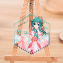 Load image into Gallery viewer, Anime DATE A LIVE Keychain  Ancient customs Yatogami Tohka Tokisaki Kurumi Cosplay Acrylic Figure Keyring Pendant Charms Gift