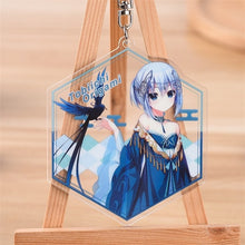 Load image into Gallery viewer, Anime DATE A LIVE Keychain  Ancient customs Yatogami Tohka Tokisaki Kurumi Cosplay Acrylic Figure Keyring Pendant Charms Gift