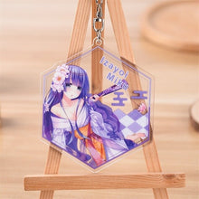 Load image into Gallery viewer, Anime DATE A LIVE Keychain  Ancient customs Yatogami Tohka Tokisaki Kurumi Cosplay Acrylic Figure Keyring Pendant Charms Gift