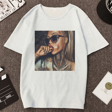 Load image into Gallery viewer, Vogue Sexy Lips Painted Lipstick Beauty Harajuku Summer T Shirt Women Arrivals Aesthetic Printed T-shirt Tops Casual Ropa Tshirt