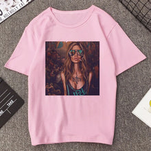 Load image into Gallery viewer, Vogue Sexy Lips Painted Lipstick Beauty Harajuku Summer T Shirt Women Arrivals Aesthetic Printed T-shirt Tops Casual Ropa Tshirt