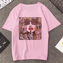 Load image into Gallery viewer, Vogue Sexy Lips Painted Lipstick Beauty Harajuku Summer T Shirt Women Arrivals Aesthetic Printed T-shirt Tops Casual Ropa Tshirt