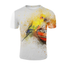 Load image into Gallery viewer, YELITE 2019 Newest Painted Bird Flower 3D T Shirt Men Tshirt Summer T-Shirt Casual Tops Short Trees Tiger Tees Male T-Shirt Hot