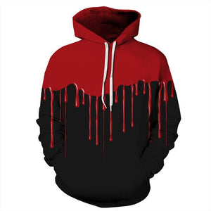 Bigsweety Fashion 3D Digital Print Sweatsirts Women Harajuku Hooded Hoodies Lovers Sweetheart Clothing Couple Pullovers Outwear