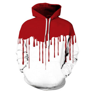 Bigsweety Fashion 3D Digital Print Sweatsirts Women Harajuku Hooded Hoodies Lovers Sweetheart Clothing Couple Pullovers Outwear