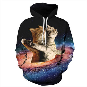 Bigsweety Fashion 3D Digital Print Sweatsirts Women Harajuku Hooded Hoodies Lovers Sweetheart Clothing Couple Pullovers Outwear