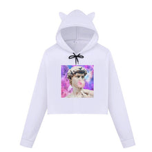 Load image into Gallery viewer, Michelangelo Winter Long Sleeved Sweatsirt Statue Bubble Gum Chewing Gum Fun Funny Harajuku Round Neck New Sweatshirt