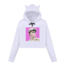 Load image into Gallery viewer, Michelangelo Winter Long Sleeved Sweatsirt Statue Bubble Gum Chewing Gum Fun Funny Harajuku Round Neck New Sweatshirt