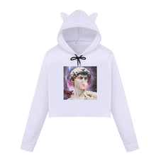 Load image into Gallery viewer, Michelangelo Winter Long Sleeved Sweatsirt Statue Bubble Gum Chewing Gum Fun Funny Harajuku Round Neck New Sweatshirt