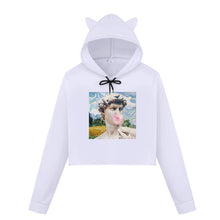 Load image into Gallery viewer, Michelangelo Winter Long Sleeved Sweatsirt Statue Bubble Gum Chewing Gum Fun Funny Harajuku Round Neck New Sweatshirt