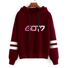 Load image into Gallery viewer, GOT7 Kpop Sweatshirt fashion hoodies Women Men oodie Sweatsirts hip pop shirt popular Wam Sweater got7 hoodie tracksuit casual