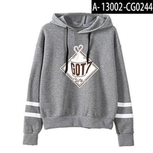 Load image into Gallery viewer, GOT7 Kpop Sweatshirt fashion hoodies Women Men oodie Sweatsirts hip pop shirt popular Wam Sweater got7 hoodie tracksuit casual