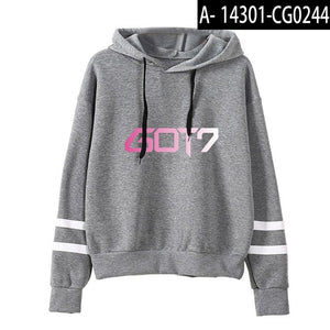 GOT7 Kpop Sweatshirt fashion hoodies Women Men oodie Sweatsirts hip pop shirt popular Wam Sweater got7 hoodie tracksuit casual