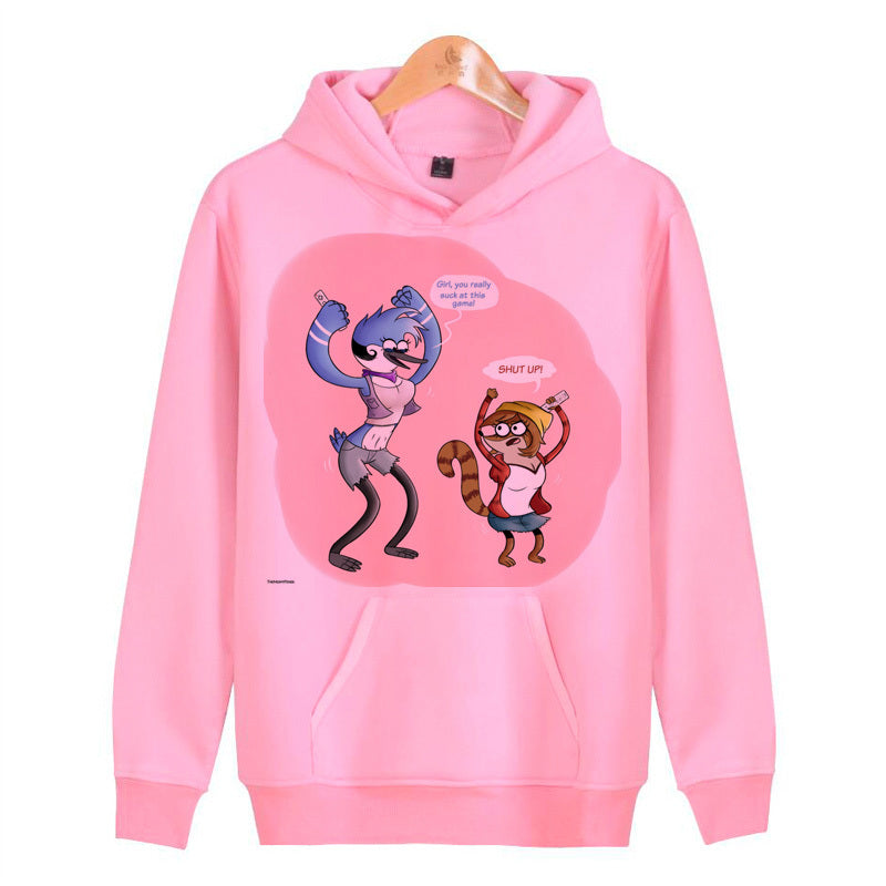 regular show Hoodie Men Women Casual Boys Hoodies And Sweatsirts Male Streetwear Tracksuit N8154