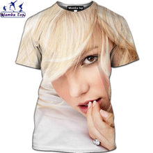 Load image into Gallery viewer, Mamba Top 3D Harajuku Singer Britney Spears T-Shirt  Hip-Hop Music Men's T-Shirt  Hentai Beauty Bikini Shirt Nature Forest Shirt