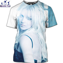 Load image into Gallery viewer, Mamba Top 3D Harajuku Singer Britney Spears T-Shirt  Hip-Hop Music Men's T-Shirt  Hentai Beauty Bikini Shirt Nature Forest Shirt