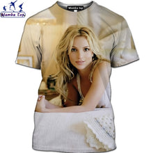 Load image into Gallery viewer, Mamba Top 3D Harajuku Singer Britney Spears T-Shirt  Hip-Hop Music Men's T-Shirt  Hentai Beauty Bikini Shirt Nature Forest Shirt