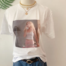 Load image into Gallery viewer, kuakuayu HJN Britney Make America Great Again T-Shirt Women&#39;s Tumblr Fashion Cute Funny Meme Shirt Hipsters Street Style Top