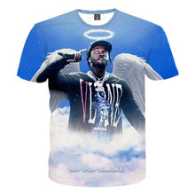 Load image into Gallery viewer, Popular Rapper Pop Smoke 3D Printed T-shirt Rapper Pop Smoke Hip Hop Cool Men Women T-shirt Hip-hop Round Neck Half Tops