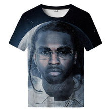 Load image into Gallery viewer, Popular Rapper Pop Smoke 3D Printed T-shirt Rapper Pop Smoke Hip Hop Cool Men Women T-shirt Hip-hop Round Neck Half Tops