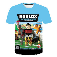 Load image into Gallery viewer, Robloxing T Shirts Children's Clothes Boys Girls Funny Game Printing Tops Tees Baby Summer Leisure and Fashion Short Sleeve