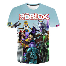 Load image into Gallery viewer, Robloxing T Shirts Children's Clothes Boys Girls Funny Game Printing Tops Tees Baby Summer Leisure and Fashion Short Sleeve