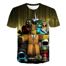 Load image into Gallery viewer, Robloxing T Shirts Children's Clothes Boys Girls Funny Game Printing Tops Tees Baby Summer Leisure and Fashion Short Sleeve