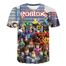 Load image into Gallery viewer, Robloxing T Shirts Children's Clothes Boys Girls Funny Game Printing Tops Tees Baby Summer Leisure and Fashion Short Sleeve