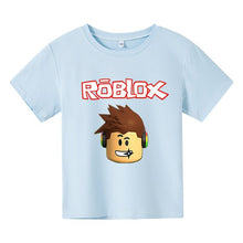 Load image into Gallery viewer, 2021 Fashion Robloxing Summer Short Sleeve Children&#39;s Clothing Cotton Printing Boys Girls T-shirt Cartoon Kids