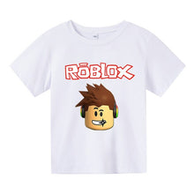 Load image into Gallery viewer, 2021 Fashion Robloxing Summer Short Sleeve Children&#39;s Clothing Cotton Printing Boys Girls T-shirt Cartoon Kids