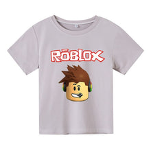 Load image into Gallery viewer, 2021 Fashion Robloxing Summer Short Sleeve Children&#39;s Clothing Cotton Printing Boys Girls T-shirt Cartoon Kids