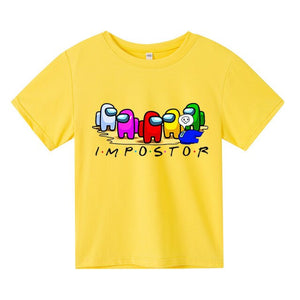 2021 Fashion Robloxing Summer Short Sleeve Children's Clothing Cotton Printing Boys Girls T-shirt Cartoon Kids