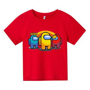 2021 Fashion Robloxing Summer Short Sleeve Children's Clothing Cotton Printing Boys Girls T-shirt Cartoon Kids