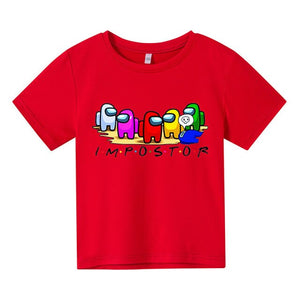 2021 Fashion Robloxing Summer Short Sleeve Children's Clothing Cotton Printing Boys Girls T-shirt Cartoon Kids