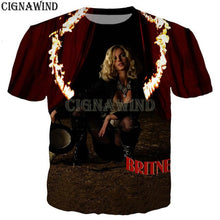Load image into Gallery viewer, Fashion T Shirt Men/women Hip Hop Britney Spears 3D Printed T-shirts Unisex Harajuku Style Tshirt Streetwear Tops