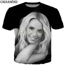 Load image into Gallery viewer, Fashion T Shirt Men/women Hip Hop Britney Spears 3D Printed T-shirts Unisex Harajuku Style Tshirt Streetwear Tops