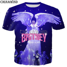 Load image into Gallery viewer, Fashion T Shirt Men/women Hip Hop Britney Spears 3D Printed T-shirts Unisex Harajuku Style Tshirt Streetwear Tops