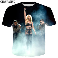 Load image into Gallery viewer, Fashion T Shirt Men/women Hip Hop Britney Spears 3D Printed T-shirts Unisex Harajuku Style Tshirt Streetwear Tops