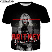 Load image into Gallery viewer, Fashion T Shirt Men/women Hip Hop Britney Spears 3D Printed T-shirts Unisex Harajuku Style Tshirt Streetwear Tops