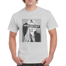 Load image into Gallery viewer, Black and white Free Britney T-Shirt Unisex Trending Popular 90&#39;S graphics T-Shirt 100% Cotton freebritney Tops Female/Man